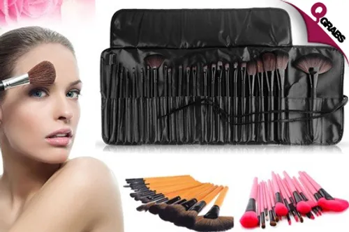 For QR89, Create Makeup Artwork with a 24-Piece Set of Makeup Brushes! (QR149 Value)
